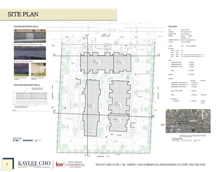 4541 E Owens Ave, Las Vegas, NV à vendre - Plan de site - Image 2 de 7