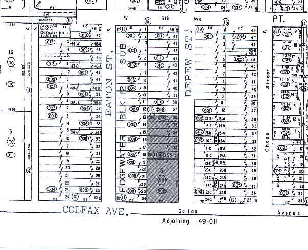 5601 W Colfax Ave, Denver, CO for sale - Plat Map - Image 3 of 20