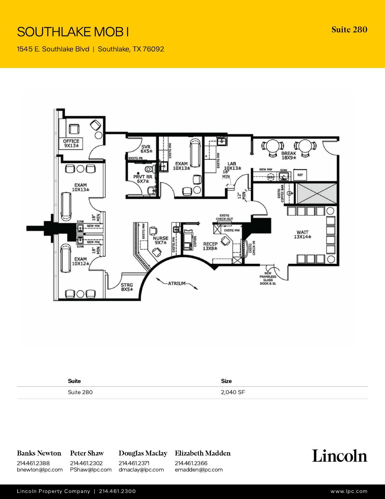 1545 E Southlake Blvd, Southlake, TX for lease Floor Plan- Image 1 of 1