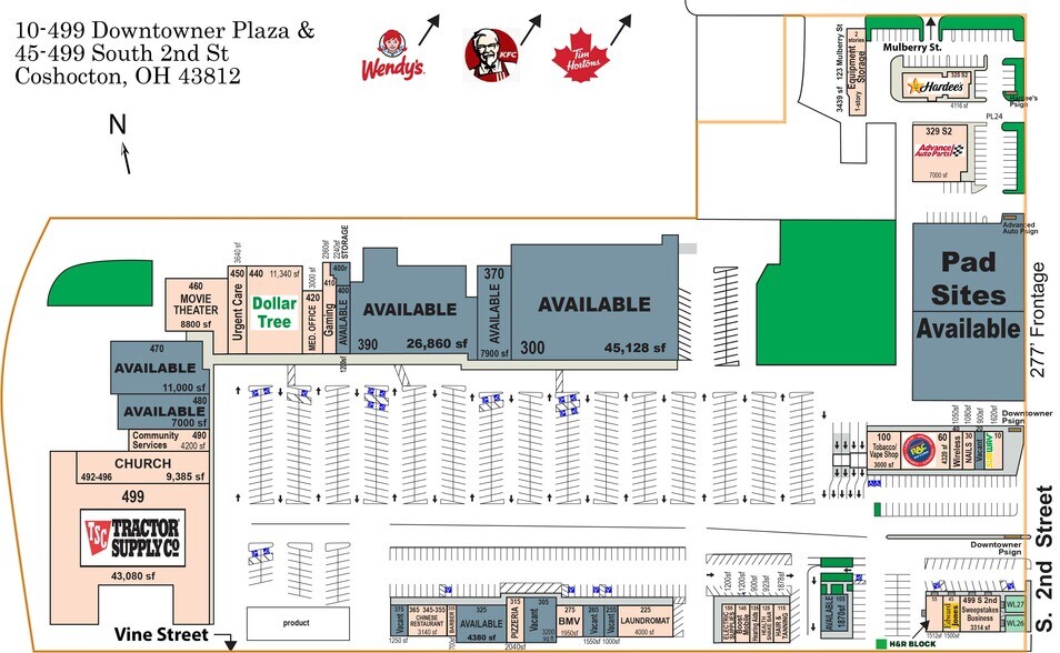 370 Downtowner Plz, Coshocton, OH à louer - Photo du bâtiment - Image 2 de 12