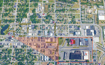 1016-1020 N 10th St, Kansas City, KS - aerial  map view