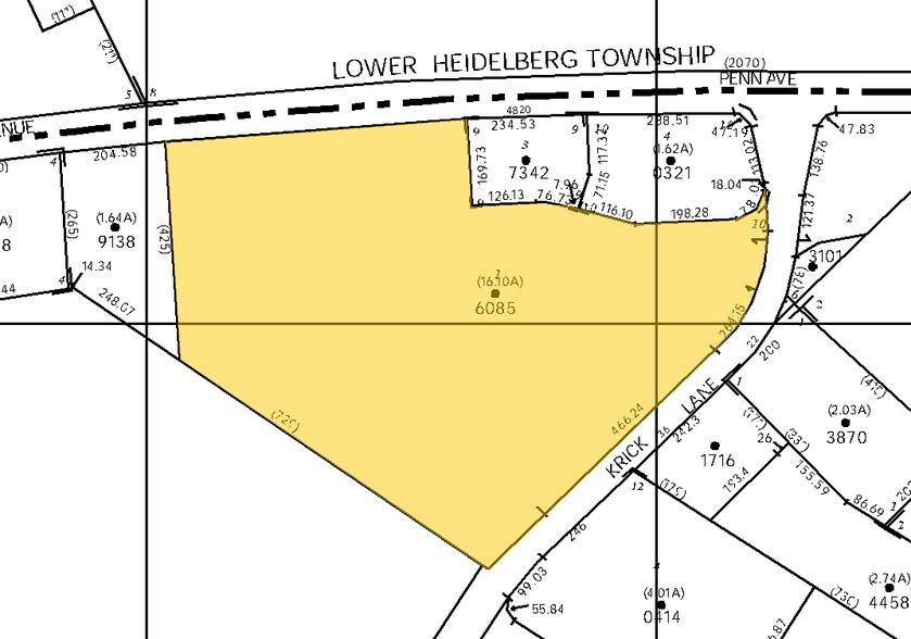 4860 Penn Ave, Sinking Spring, PA à louer - Plan cadastral - Image 3 de 25