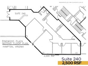 1919 Commerce Dr, Hampton, VA for lease Floor Plan- Image 1 of 1