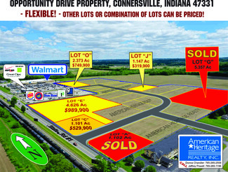 Plus de détails pour 0000 Western, Connersville, IN - Terrain à vendre