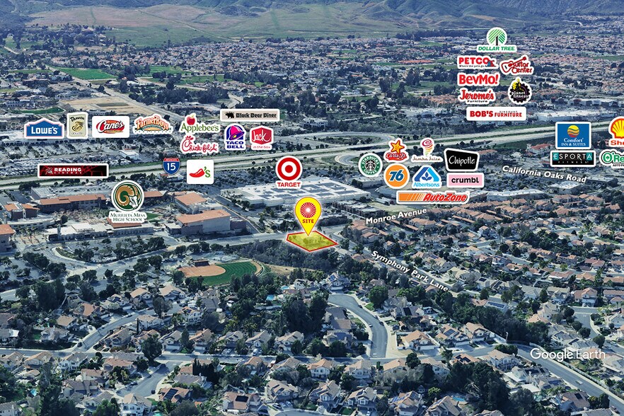 40750 Symphony Park Ln, Murrieta, CA à louer - Aérien - Image 3 de 3