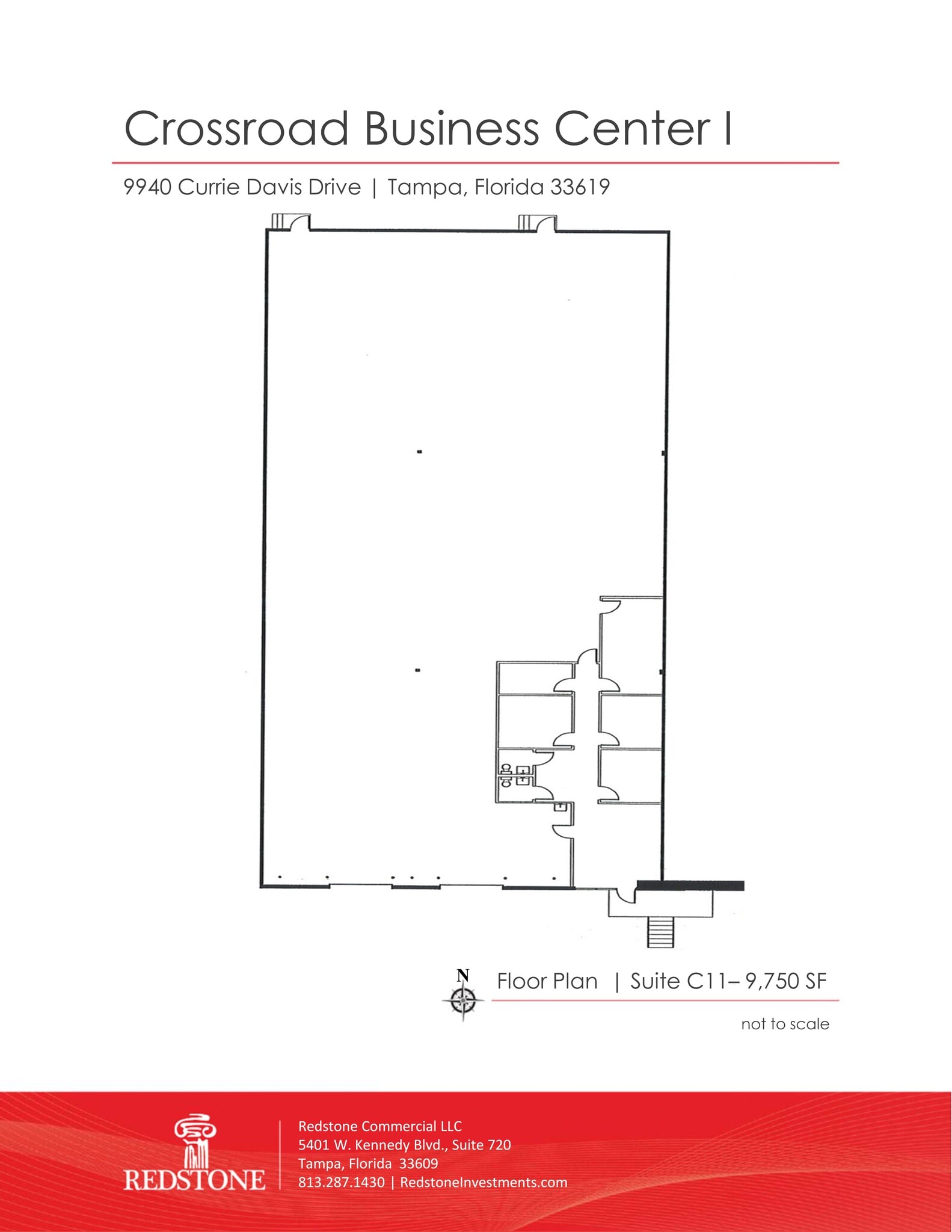 9940 Currie Davis Dr, Tampa, FL for lease Site Plan- Image 1 of 1