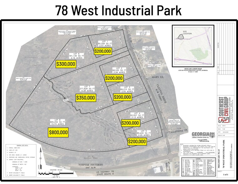 0 Clayton Dr, Bremen, GA à vendre - Plan de site - Image 2 de 15