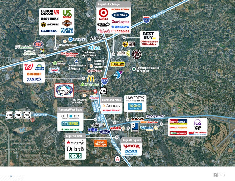 1243 Augusta West Pky, Augusta, GA à vendre - Photo du bâtiment - Image 3 de 4