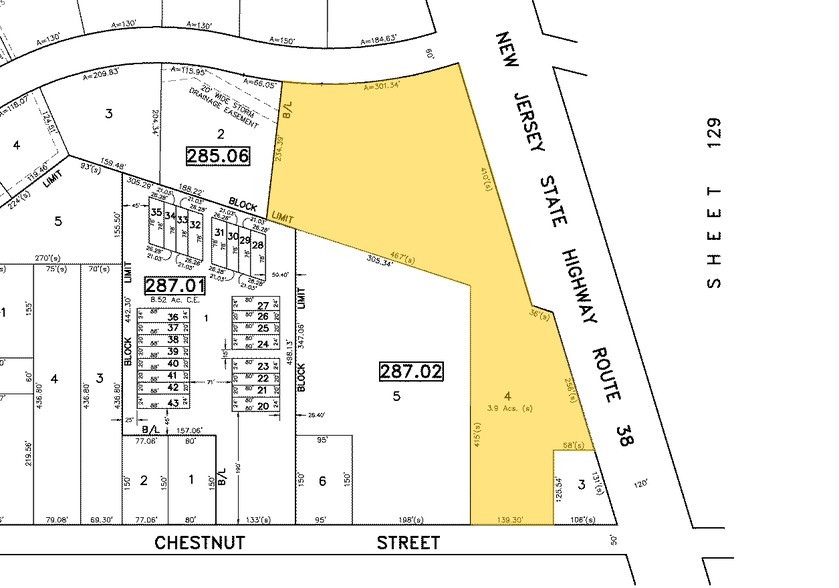 2201 Rt 38, Cherry Hill, NJ à louer - Plan cadastral - Image 2 de 26