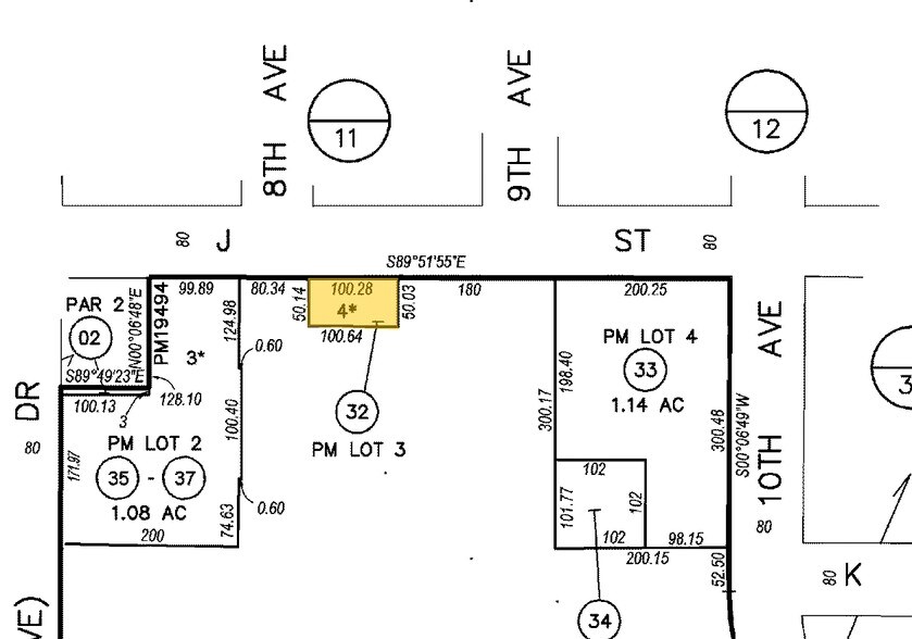 815 J St, San Diego, CA à louer - Plan cadastral - Image 2 de 10