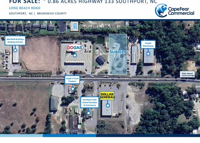 More details for 4434 Long Beach Rd SE, Southport, NC - Land for Sale