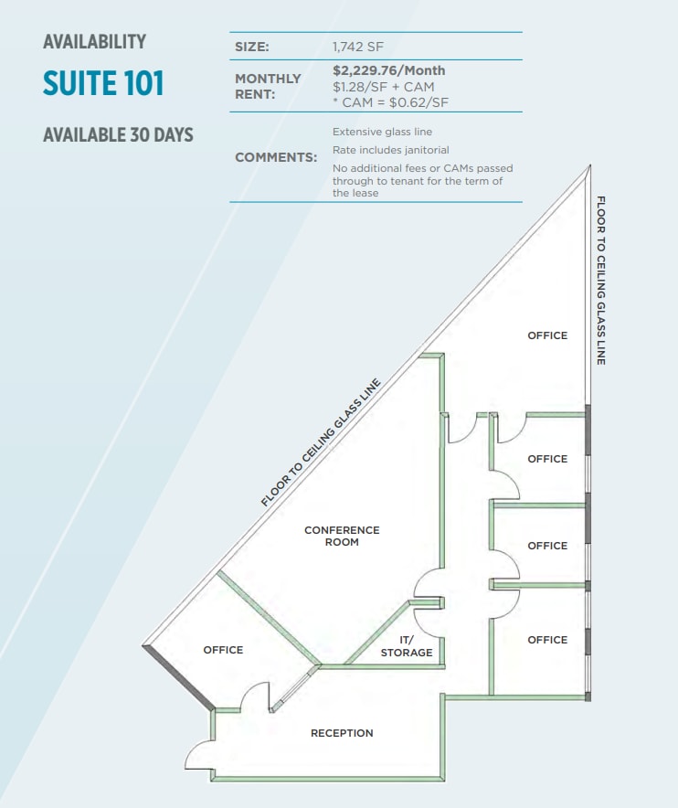 1945 Camino Vida Roble, Carlsbad, CA for lease Floor Plan- Image 1 of 1