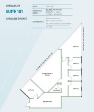 1945 Camino Vida Roble, Carlsbad, CA for lease Floor Plan- Image 1 of 1