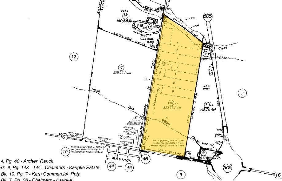 17017 County Rd 89, Madison, CA à vendre - Plan cadastral - Image 1 de 1