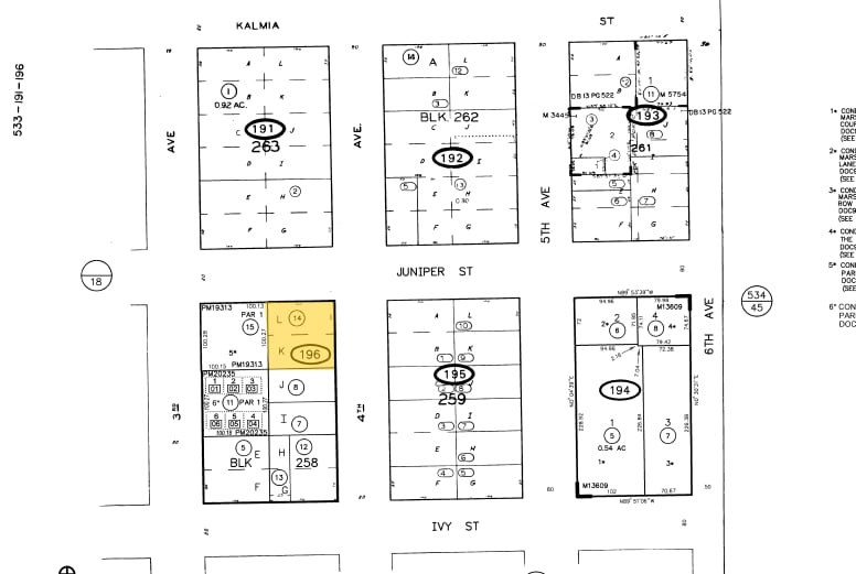 2250 4th Ave, San Diego, CA for lease - Plat Map - Image 2 of 15
