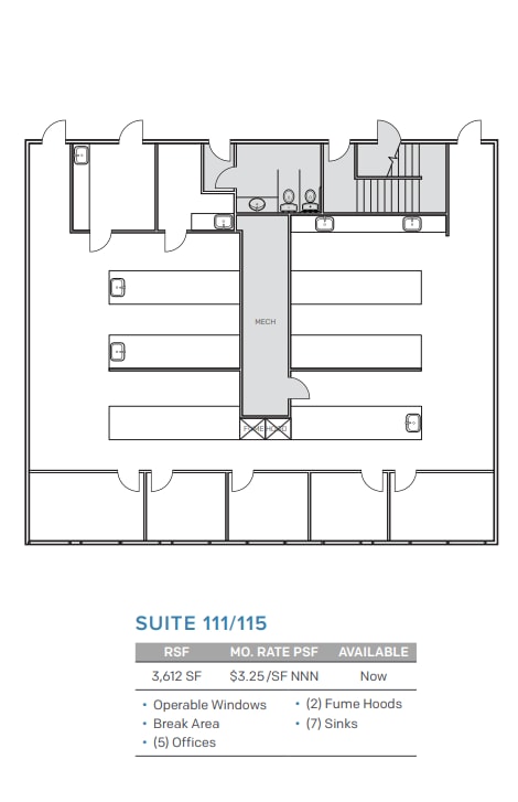 505 Coast Blvd S, La Jolla, CA for lease Floor Plan- Image 1 of 1