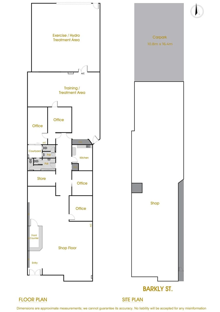 586 Barkly St, West Footscray for lease Floor Plan- Image 1 of 8