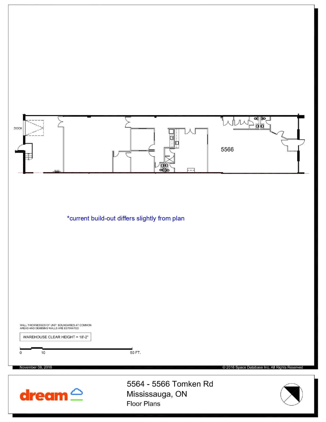 5554 Tomken Rd, Mississauga, ON à louer Plan d’étage- Image 1 de 1