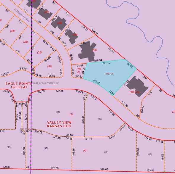 8630 NE Shoal Creek Valley Dr, Kansas City, MO for sale - Plat Map - Image 2 of 7