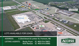 More details for 23rd and Lumber St., Fremont, NE - Land for Lease