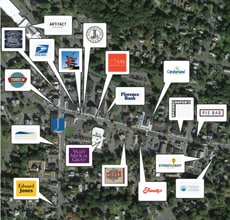 76-96 Maple St, Florence, MA - Aérien  Vue de la carte