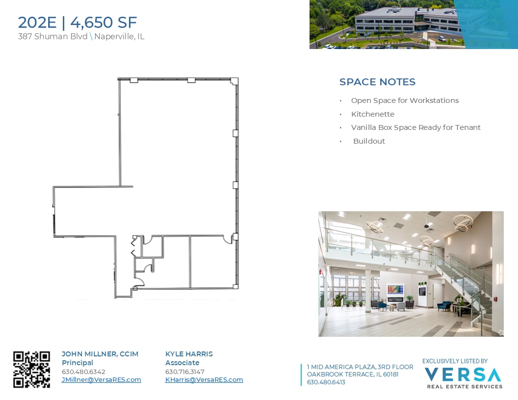 387 Shuman Blvd, Naperville, IL for lease Floor Plan- Image 1 of 1