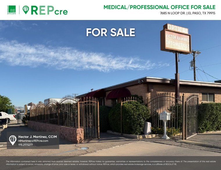 7685 North Loop Dr, El Paso, TX for sale - Building Photo - Image 1 of 10