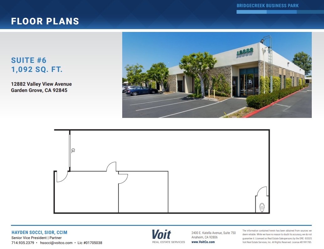 12802 Valley View St, Garden Grove, CA for lease Floor Plan- Image 1 of 1