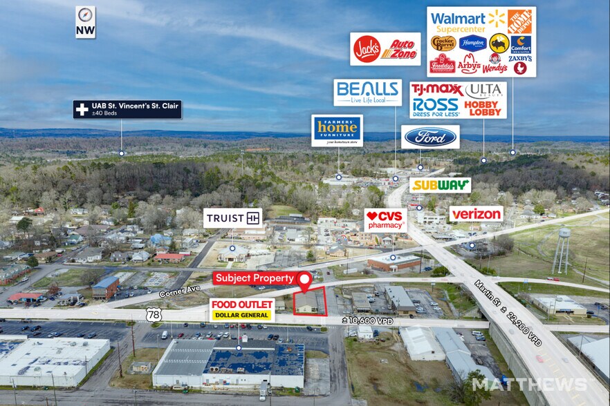 7 23rd St N, Pell City, AL à vendre - Photo du bâtiment - Image 3 de 3