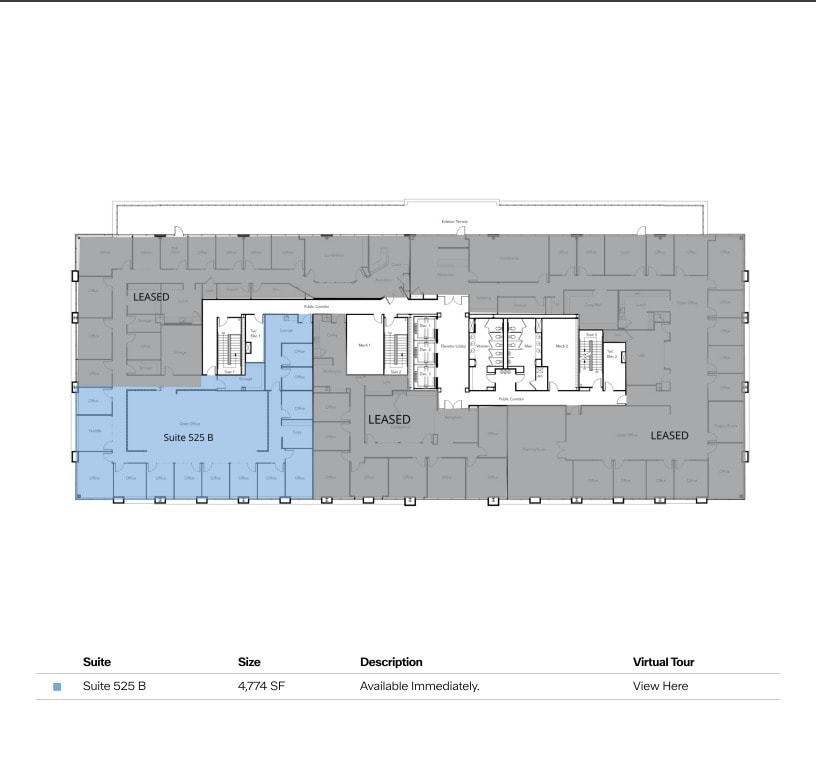 19775 Belmont Executive Plz, Ashburn, VA à louer Plan d’étage- Image 1 de 1