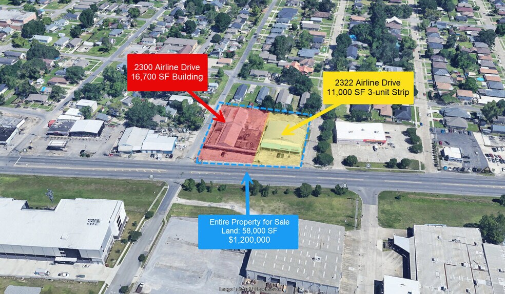 2300-2322 Airline Dr portefeuille de 2 propriétés à vendre sur LoopNet.ca - Photo du bâtiment - Image 1 de 7