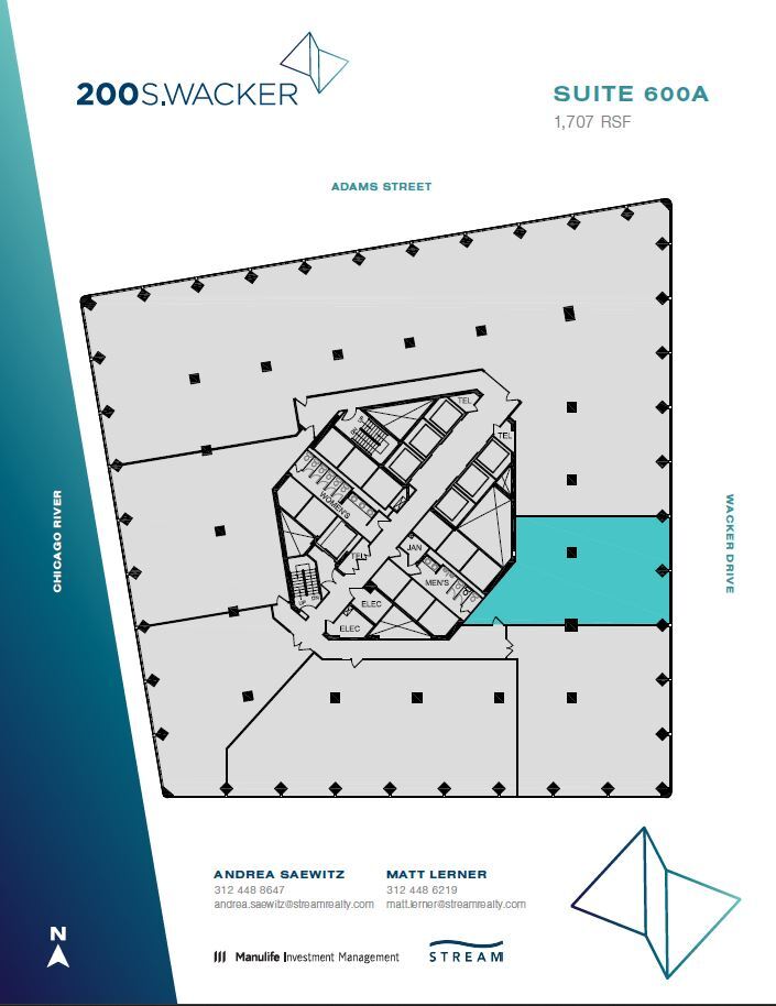 200 S Wacker Dr, Chicago, IL for lease Floor Plan- Image 1 of 1