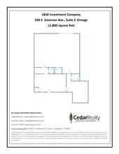 249 E Emerson Ave, Orange, CA for lease Site Plan- Image 1 of 1
