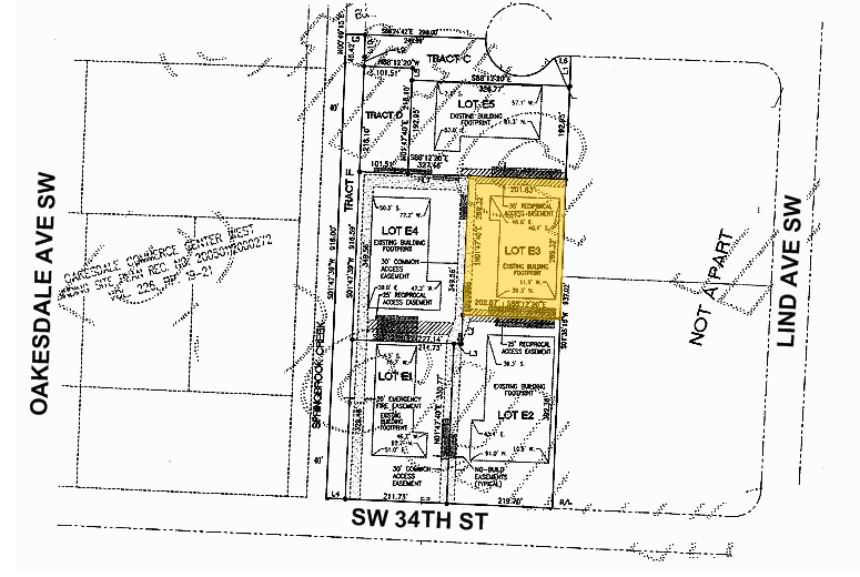 710 Sw 34th St, Renton, WA for lease - Plat Map - Image 3 of 5