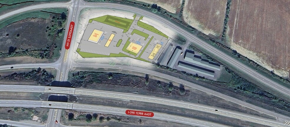 64539 State Route 415, Wayland, NY for sale - Site Plan - Image 2 of 2