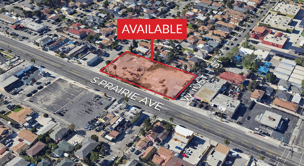 10503-10507 S Prairie Ave, Inglewood, CA for lease - Aerial - Image 2 of 3