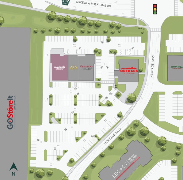 900-978 Heritage Pass, Davenport, FL for lease - Site Plan - Image 3 of 6