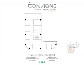 15110 N Dallas Pky, Dallas, TX à vendre Plan d’étage- Image 1 de 1
