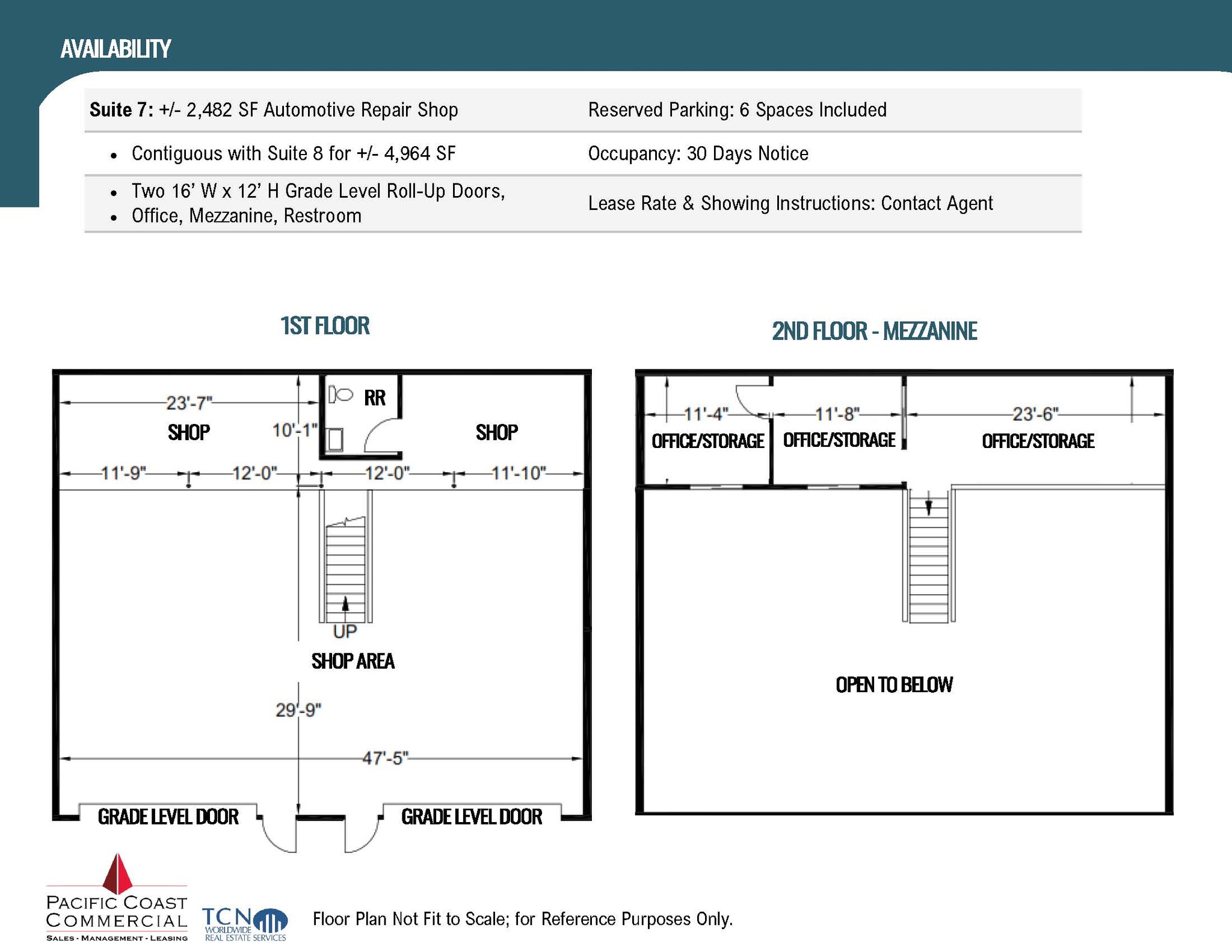 7645 Carroll Rd, San Diego, CA for lease Floor Plan- Image 1 of 2