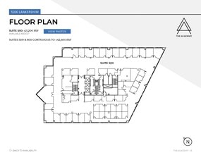 5200 Lankershim Blvd, North Hollywood, CA à louer Plan d’étage- Image 1 de 1