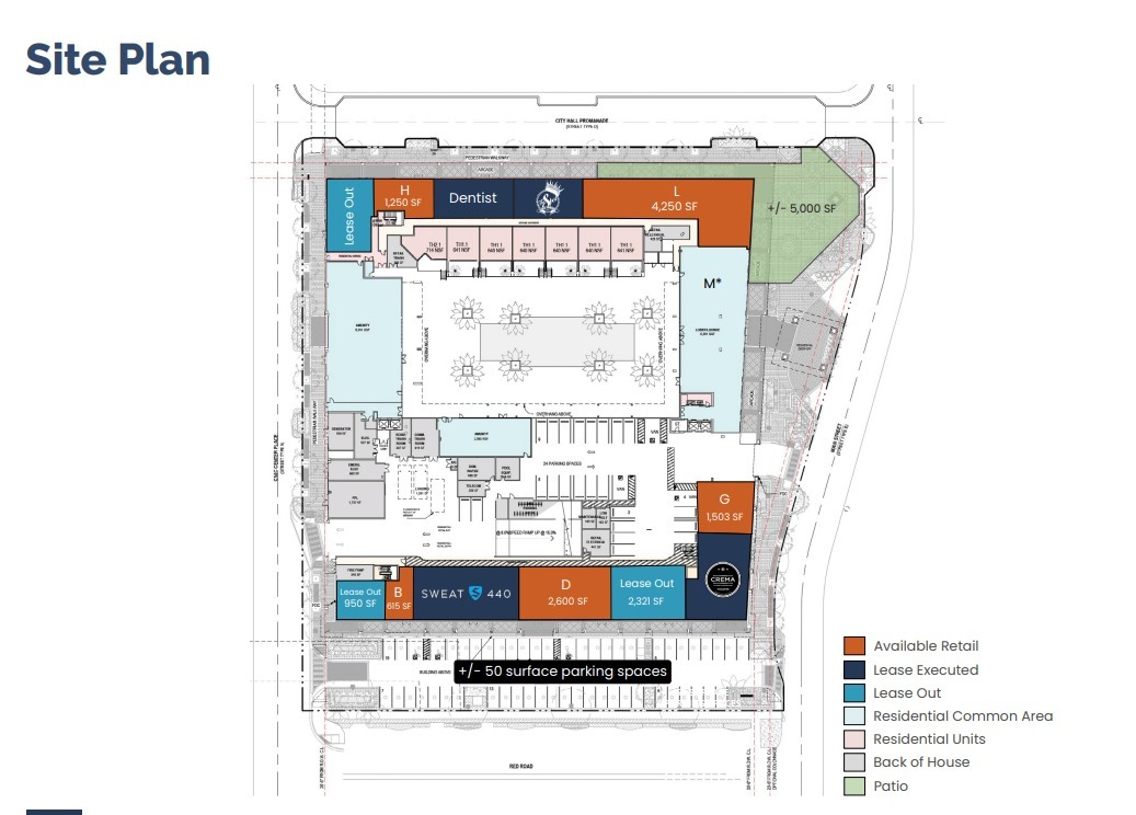 1 Main St, Miramar, FL for lease Site Plan- Image 1 of 1