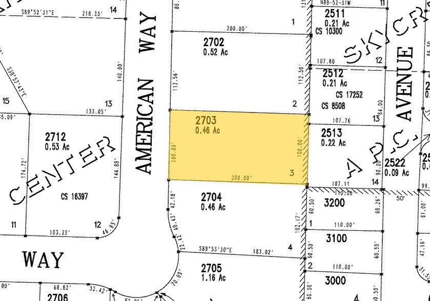 2722 American Way, Medford, OR à vendre - Plan cadastral - Image 2 de 8