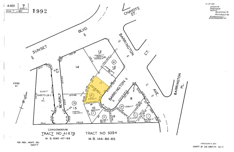 11723-11733 Barrington Ct, Los Angeles, CA for lease - Plat Map - Image 2 of 39