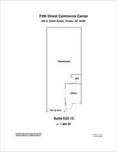 2009 E 5th St, Tempe, AZ for lease Floor Plan- Image 1 of 1