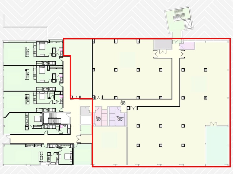 450 Melwood Ave, Pittsburgh, PA à louer - Plan d’étage - Image 2 de 10