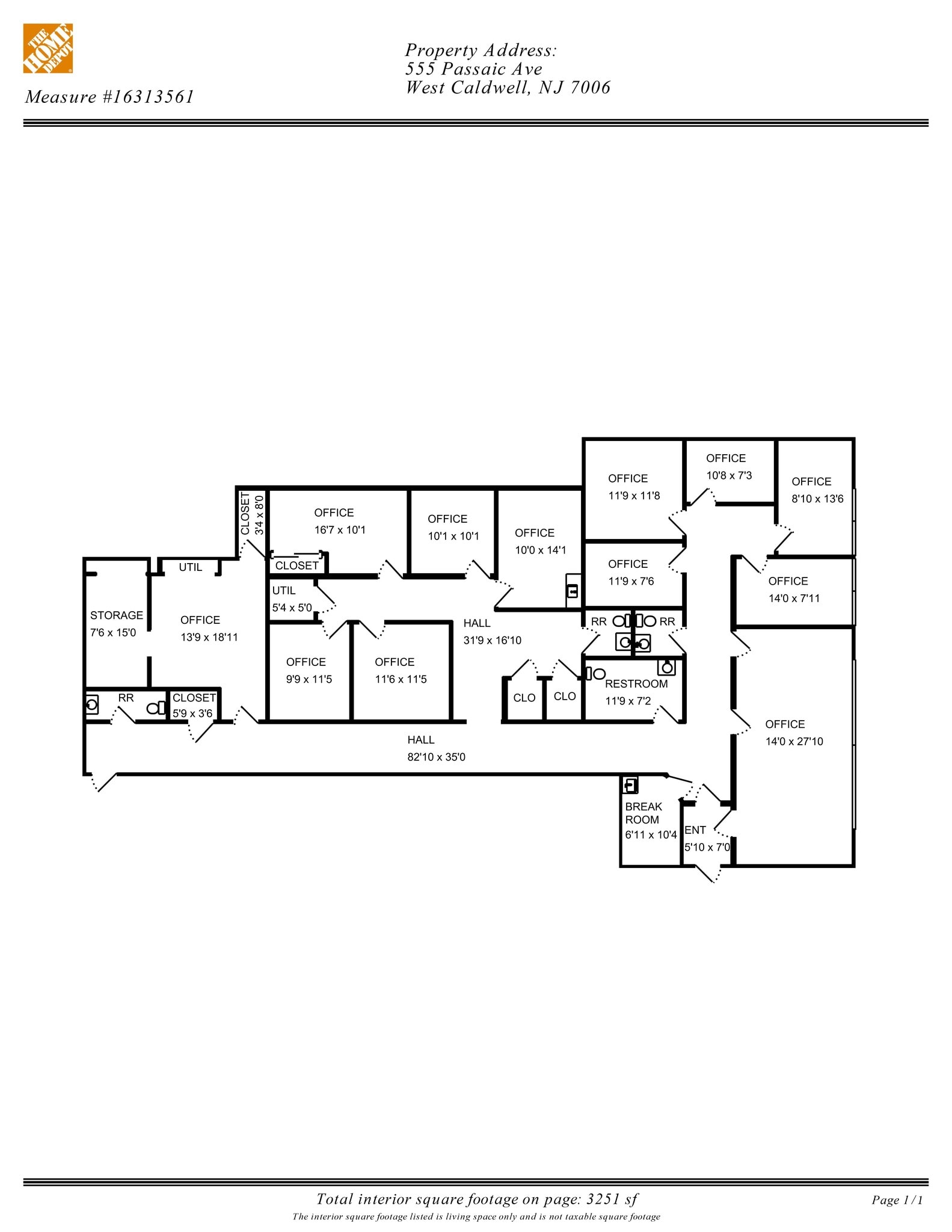 555 Passaic Ave, West Caldwell, NJ for lease Floor Plan- Image 1 of 1