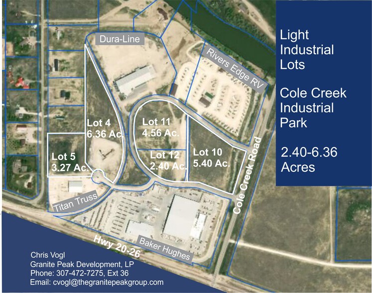 Hwy 20-26 & Cole Creek Rd, Evansville, WY for sale - Building Photo - Image 1 of 1