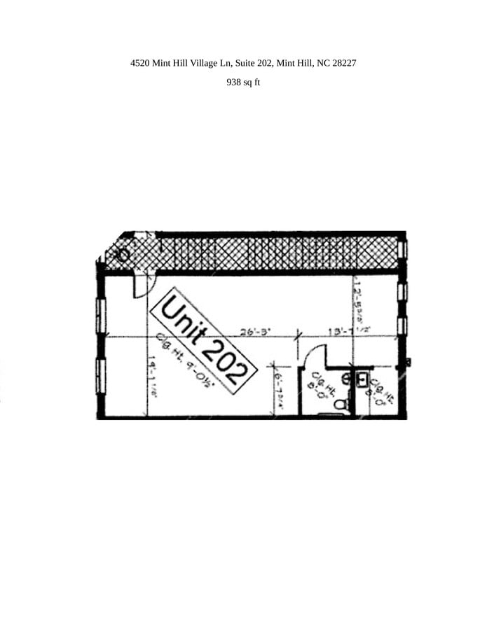 4520 Mint Hill Village Ln, Mint Hill, NC 28227 - Unit 202 - - Floor Plan - Image 1 of 8