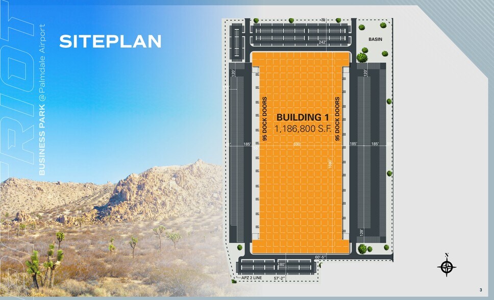 Sierra Hwy & Lockheed Way, Palmdale, CA à vendre - Plan de site - Image 2 de 2