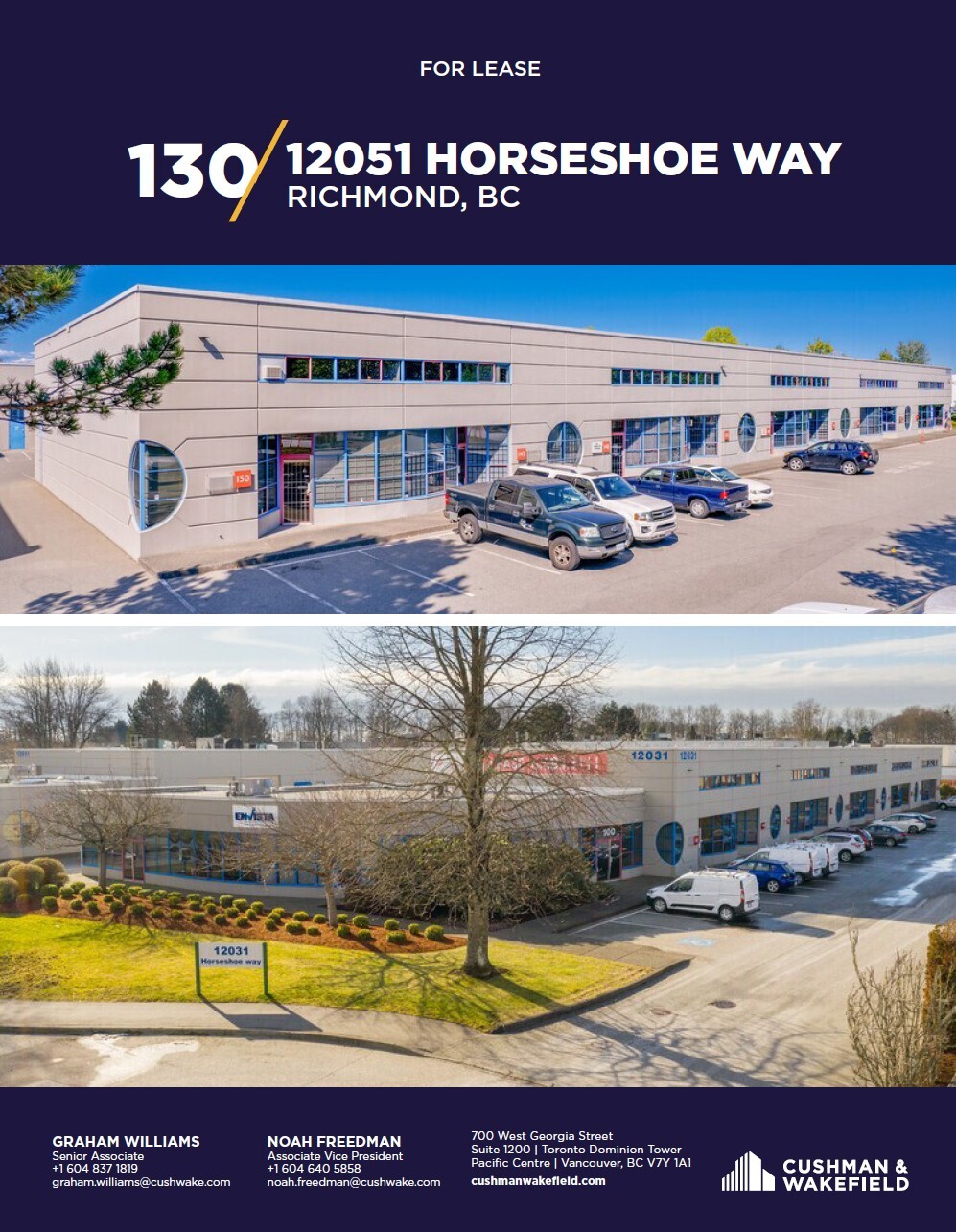 12051 Horseshoe Way, Richmond, BC à louer Photo du bâtiment- Image 1 de 1